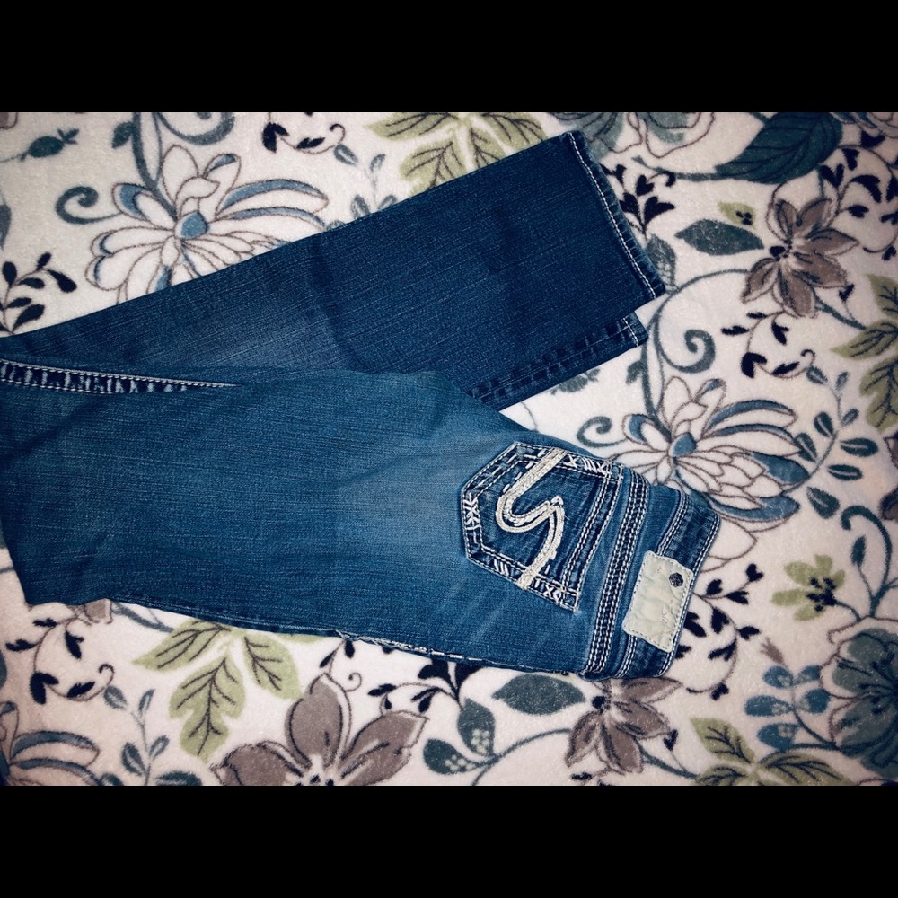 Silver jeans